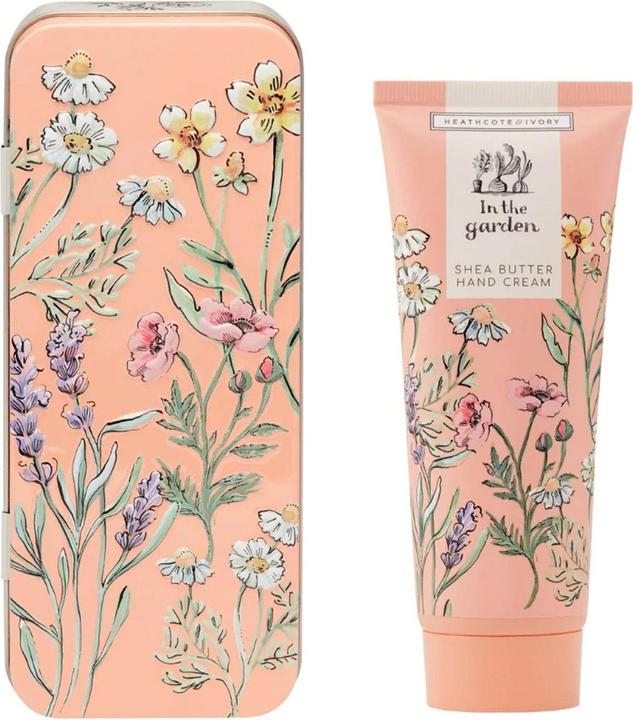 Produktbild Heathcote & Ivory In The Garden Shea Butter Hand Cream 100ml - Feuchtigkeitsspendende Handcreme in dekorativem Ti (210 ml)