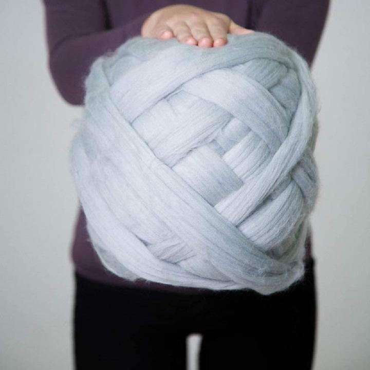 Actual product image Viyear Giant yarn, gray, 3kg