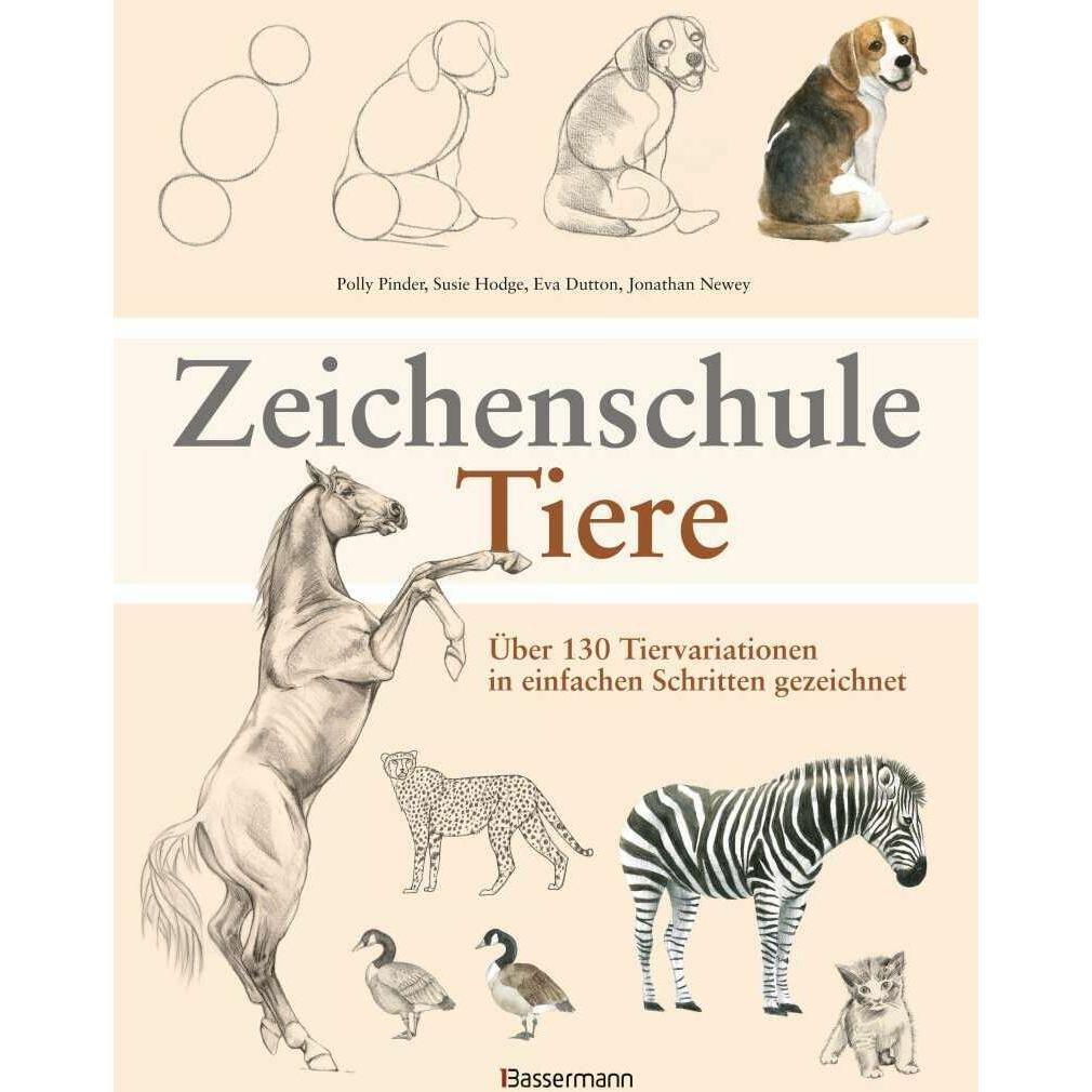 Zeichenschule Tiere, Sachbücher von Susie Hodge