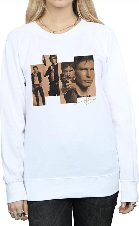 Actual product image Star Wars Womens/Ladies Han Solo Photoshoot Sweatshirt (M)