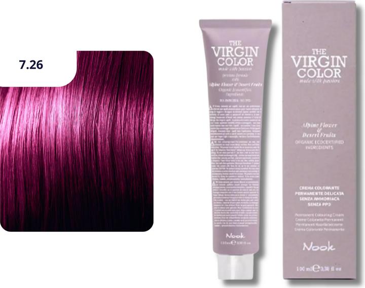 Blond violett rot