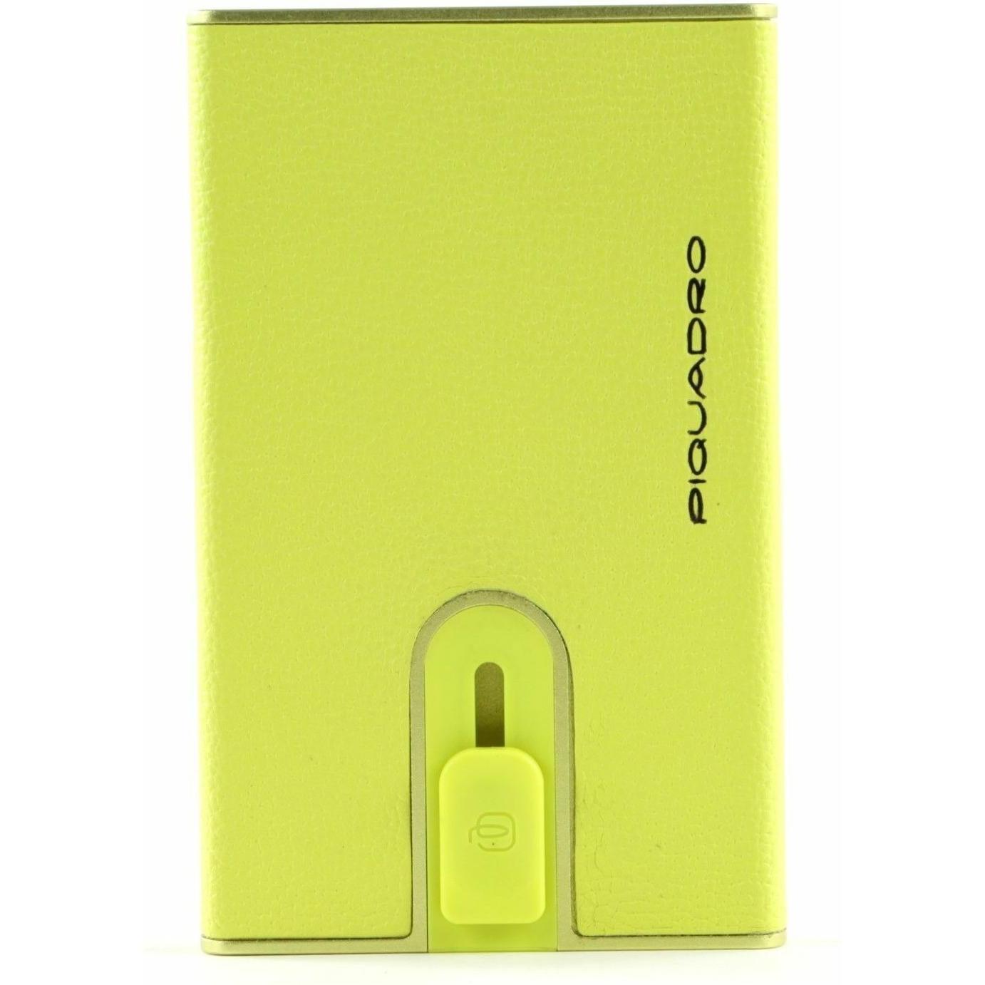Piquadro Verde Portafoglio, Empire Portacarte Di Credito Con Rfid,