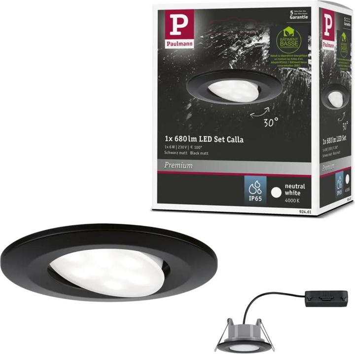 Produktbild Paulmann Einbauleuchte Calla Set (680 lm)