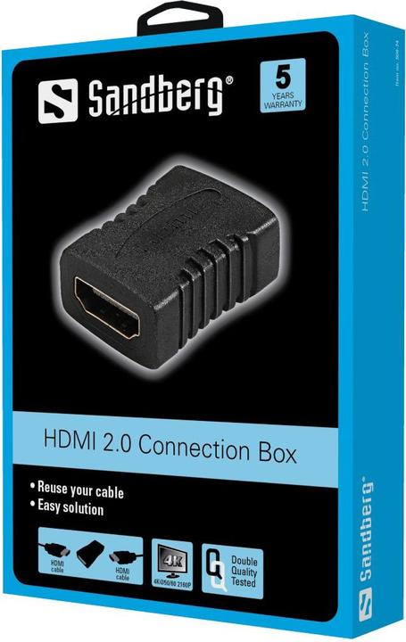 Produktbild Sandberg HDMI 1.4 Connection F/F (HDMI, 8 cm)