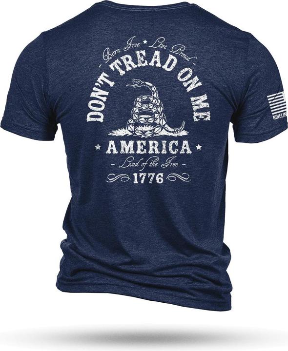 Actual product image Nine Line T-Shirt DON'T TREAD ON ME (M)