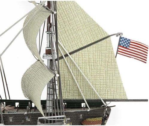 Actual product image Metal Earth USS Constitution