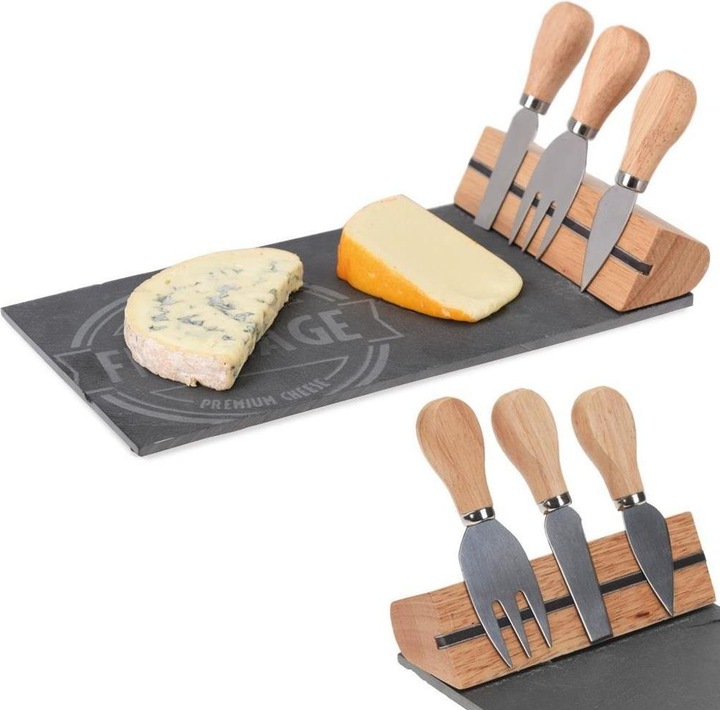 Produktbild Casativo Käsebrett aus Holz und Schiefer