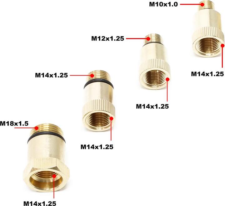 Immagine prodotto Wiltec Misuratore di compressione 0-20bar Tester di compressione per motori a benzina