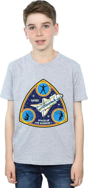 Actual product image Nasa Boys Classic Spacelab Life Science T-Shirt (116)
