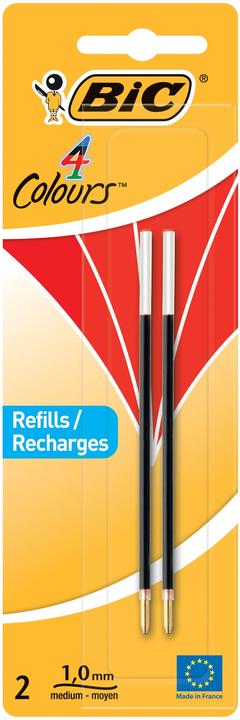 Image du produit Bic Recharge pour stylo à bille ® 4 Colours®, 0,4 mm, rouge (Rouge, 0.40 mm, 2 pcs)