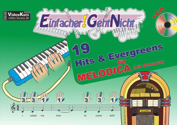 Produktbild Einfacher!-Geht-Nicht: 19 Hits & Evergreens - für MELODICA (mit Schlauch) mit CD (Deutsch, Bruno Waizmann, Martin Leuchtner, 2017)