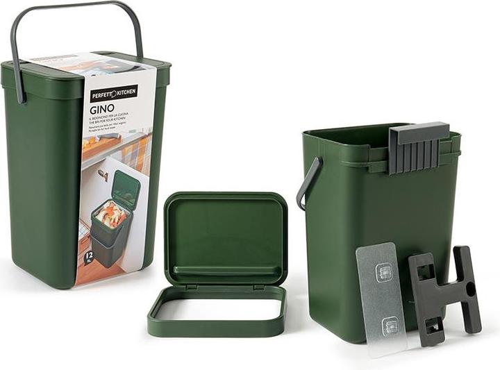 Immagine prodotto Perfetto Riparazione appesa umida/organica - Collo Gino - 12L - Verde Foresta (12 l)