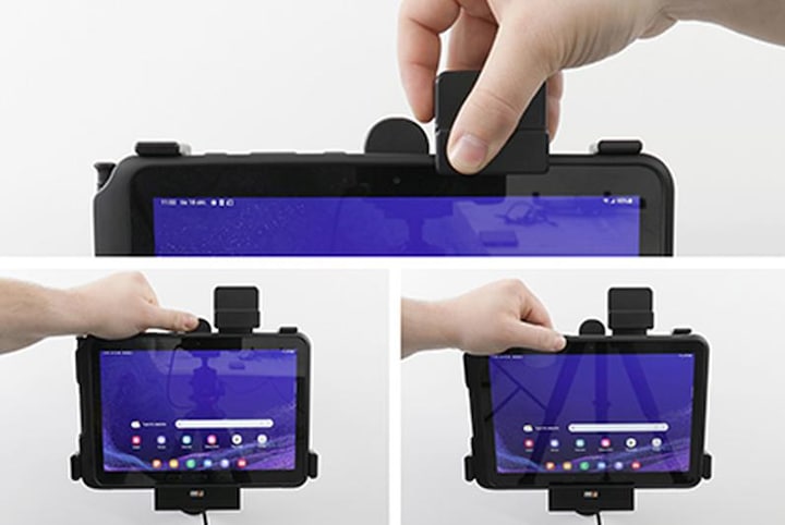 Actual product image Brodit Holder active Galaxy Tab Active 4 Pro lockable
