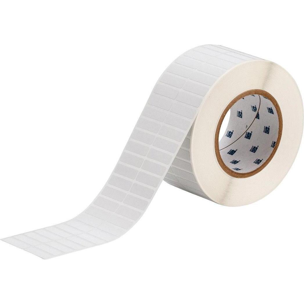 Brady, Etiketten, THT-29-437-10, Polyvinylfluorid, Weiss, 31.75 x 9.53 mm, selbstverlöschend, permanent, 2-bahn