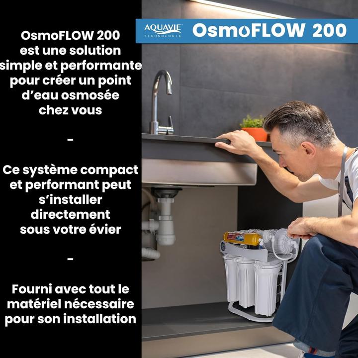 Actual product image Aquavie Under-Sink Reverse Osmosis Water Purification System with Remineralization