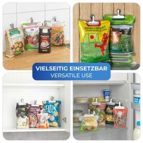 Actual product image Wenko Verschlussklammern Edelstahl, 10er Set mit starker Klemmfeder (10x)