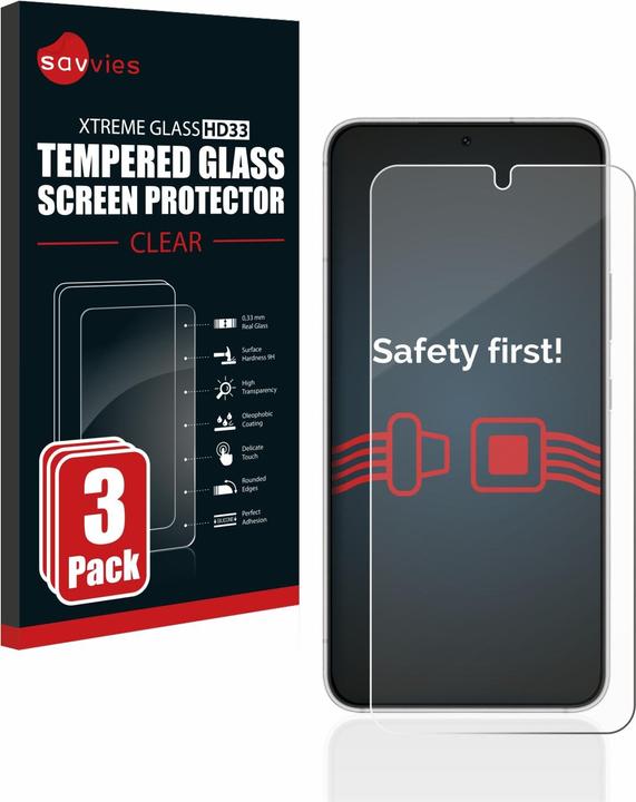 Image du produit Savvies Verre Trempé Protection Écran (3 pièce(s))