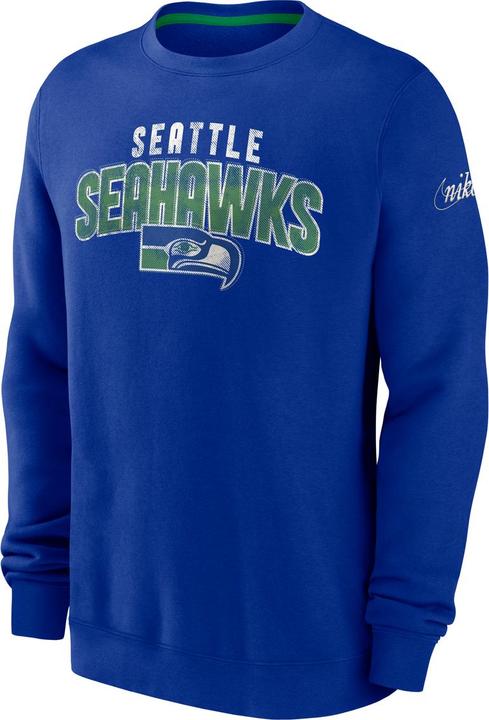 Produktbild Nike Seattle Seahawks Rewind Club Crew Fleece L (L)