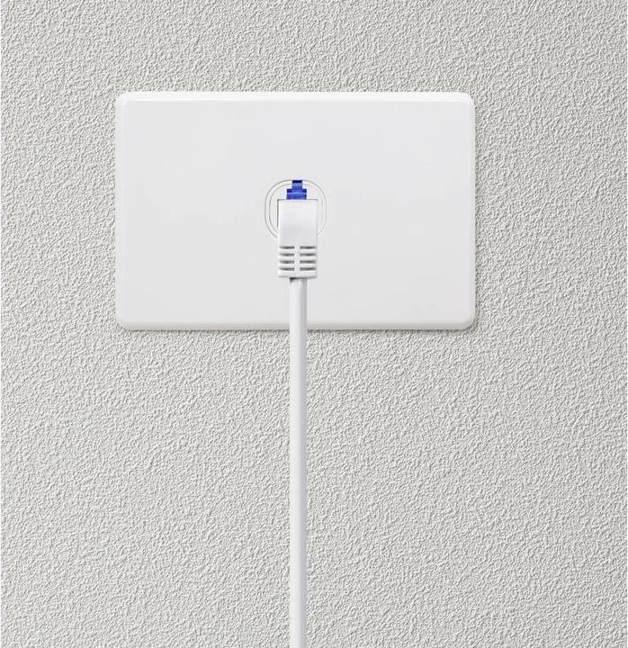 Produktbild Renkforce CAT 6A S/FTP Patchkabel gewinkelt auf gerade, 20 M (S/FTP, CAT6a, 20 m)