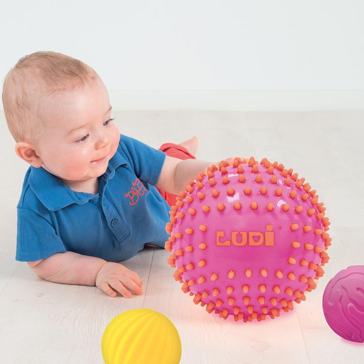 Actual product image LUDI Sensory ball set - pink - LU30022