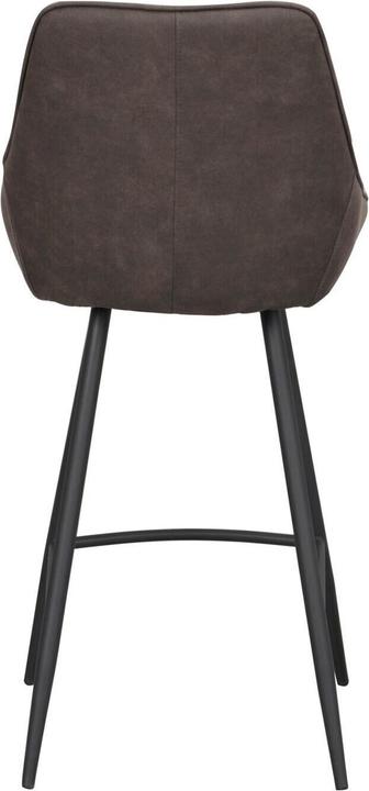 Actual product image Rowico Sina bar stool, dark grey microfibre