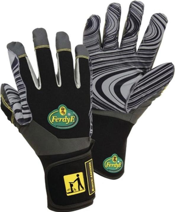 FerdyF. Mechanica anti-vibratie handschoenen FerdyF grijs/zwart maat XXL, lang