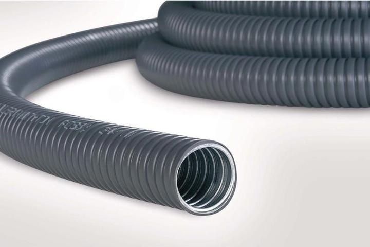 Actual product image HellermannTyton 166-30714 PCS25-GS/PVC-BK Protective tubing Black 210.10 mm 10