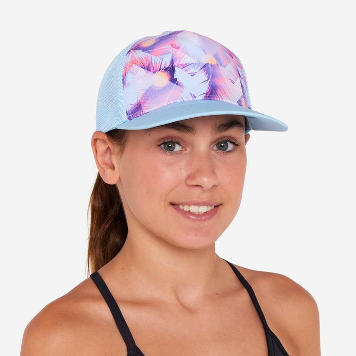Actual product image Olaian Cap Surfen Kinder UV-Schutz Posy blau (53, 54, 55, 56)