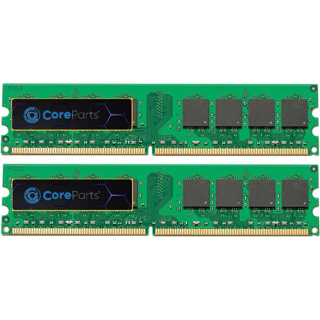 CoreParts 8GB Memory Module for HP (2 x 4GB), RAM Modellspezifisch, Grün