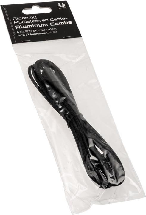 Actual product image BitFenix Alchemy 6-pin PCIe extension cable, 45cm, sleeved
