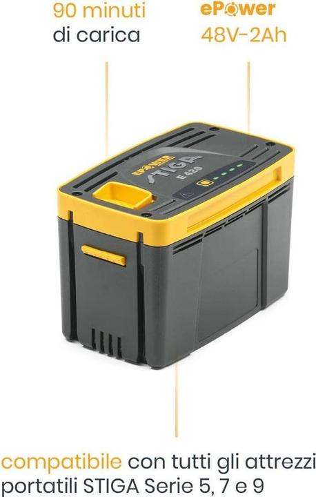 Actual product image Stiga E 420 274012004/ST1 Ersatz-Akku 48 V 2 Ah Li-Ion (48 V)