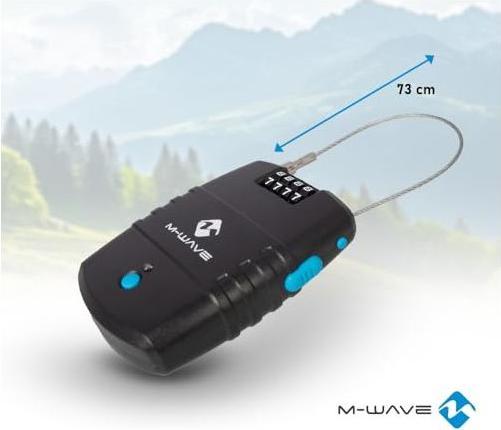 Actual product image M-Wave Cable lock LOCK'N'ROL Black (60 cm)
