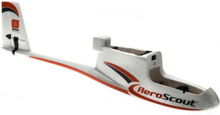 Actual product image Hobbyzone AeroScout Fuselage with Elev/Rudder Servos