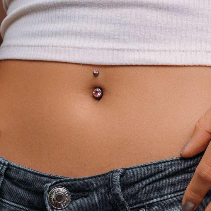 Image du produit Bijouteria Piercing nombril (Titane, Cristallin)
