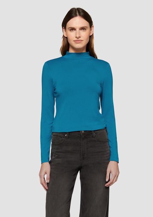 Actual product image S.Oliver T-Shirt Schmal geschnittenes Langarmshirt aus Viskosemix (44)