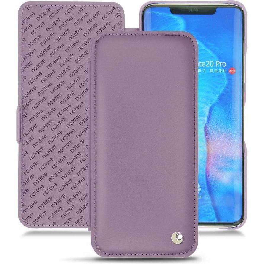 Noreve Lederschutzhülle horizontal (Huawei Mate 20 Pro), Smartphone Hülle, Violett