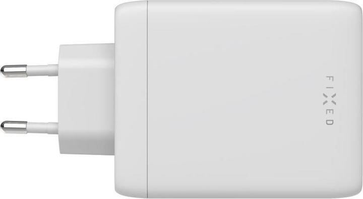 Actual product image Fixed GaN 3x USB-C/USB 100W, biały (100 W, 4 ports)