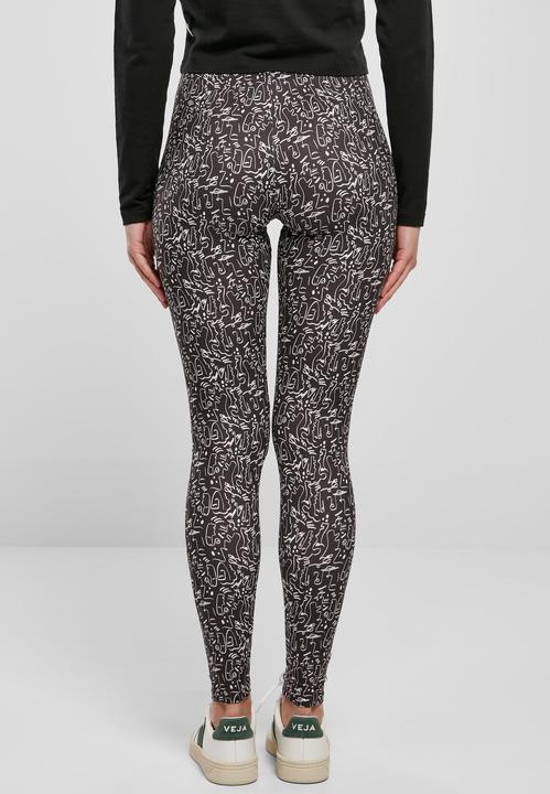 Actual product image Urban Classics Ladies Soft AOP Leggings (XS)
