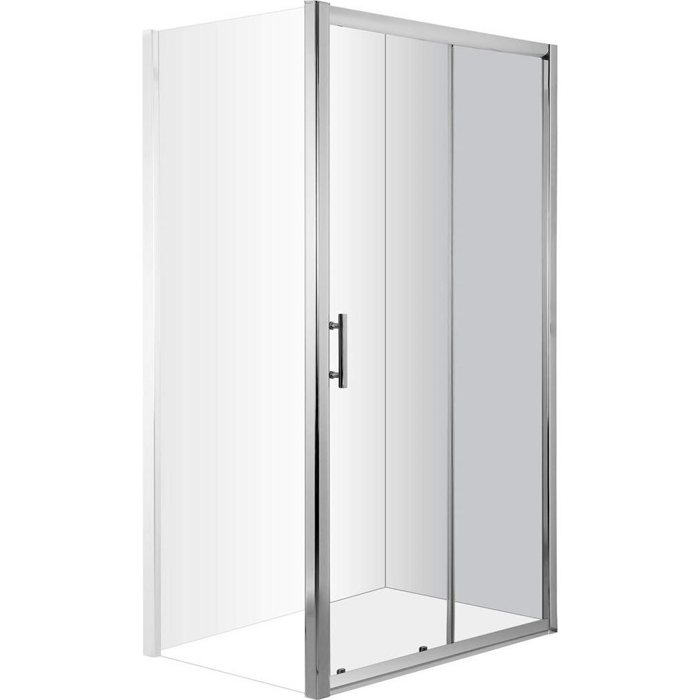 Deante, Duschkabine + Duschwand, Drzwi prysznicowe wnękowe 100 cm - przesuwne (100 cm)