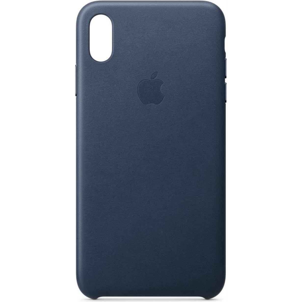 Apple Leder Case (Apple iPhone XS Max), Smartphone Hülle, Blau