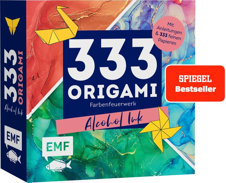 Productafbeelding 333 Origami – Farbenfeuerwerk: Alcohol Ink (Duits, 2021)