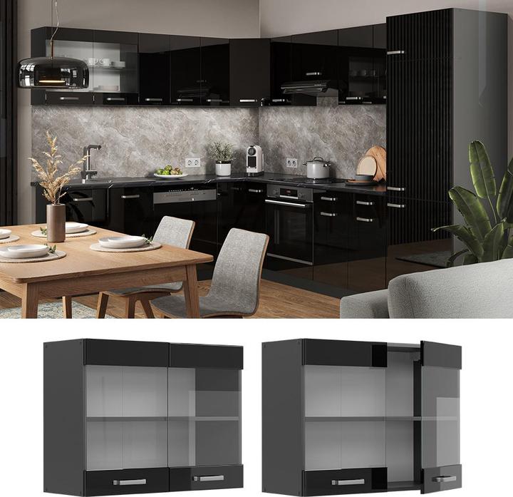 Produktbild Vicco Küchenglasschrank R-Line (80 x 31 x 60 cm)