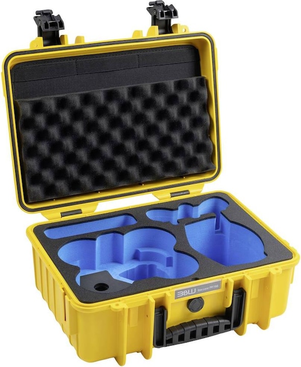 Image du produit B&W International B&W drone.case PP.166 jaune pour DJI Avata 2 (Valises de drone, DJI Avata 2)