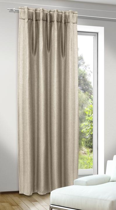 Productafbeelding Sehlbach Fertiggardine mit verdeckten Schlaufen Dimout Uni (245 x 135 cm)