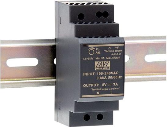 Produktbild MeanWell Ultra Slim Step Shape PSU, 30 W, 24 Vdc