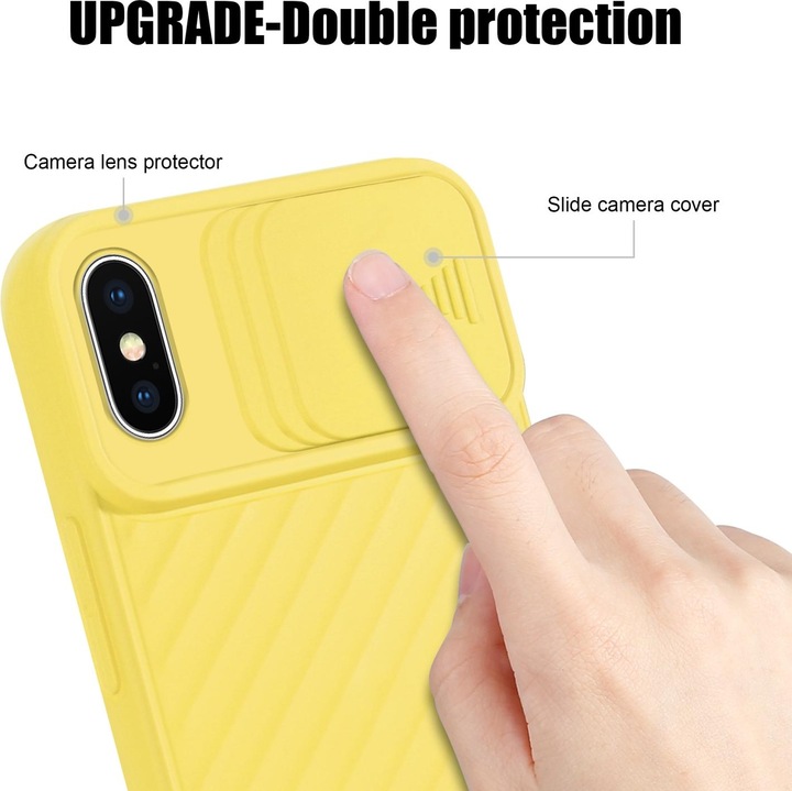 Actual product image Cadorabo TPU cover with camera protection (Apple iPhone XS Max)