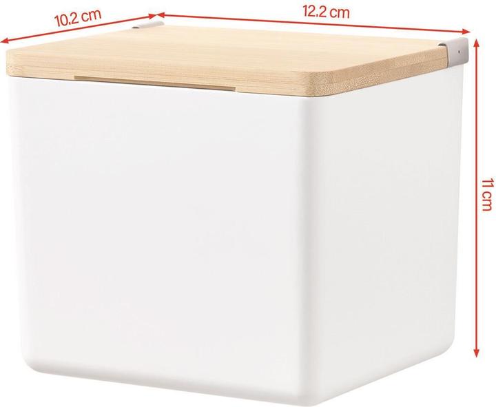 Actual product image tesa BABOO storage box with lid, small incl. adhesive solution without drilling