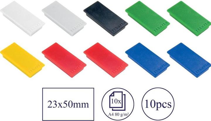 Produktbild Franken Magnet eckig (10x)