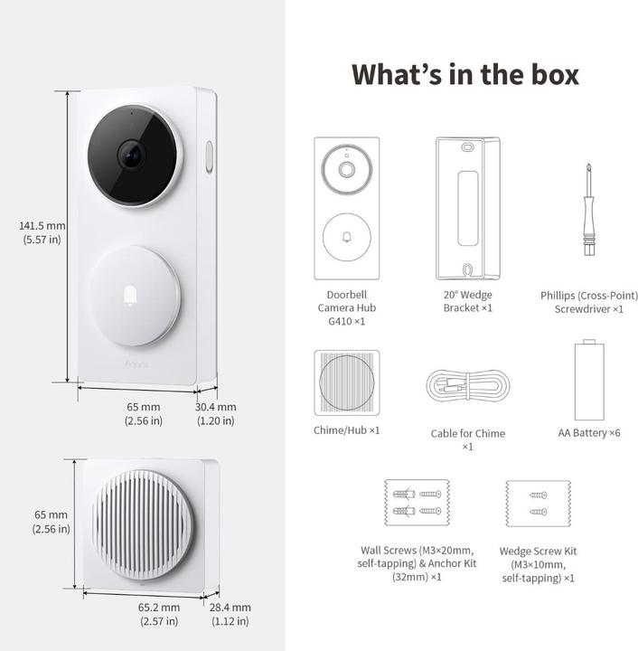 Image du produit Aqara Portier vidéo intelligent G410 (WiFi)