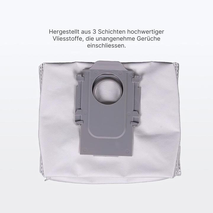 Produktbild Hermex Alternative Staubbeutel zu Roborock Q Revo Q5 Q7 S8 S7 P10 T8 G10 G20 (4 x)